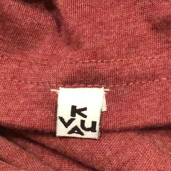 Kavu SALMA Red Rust 3/4 Sleeve Performance Athleisure Pullover T Shirt NEW - Picture 12 of 16